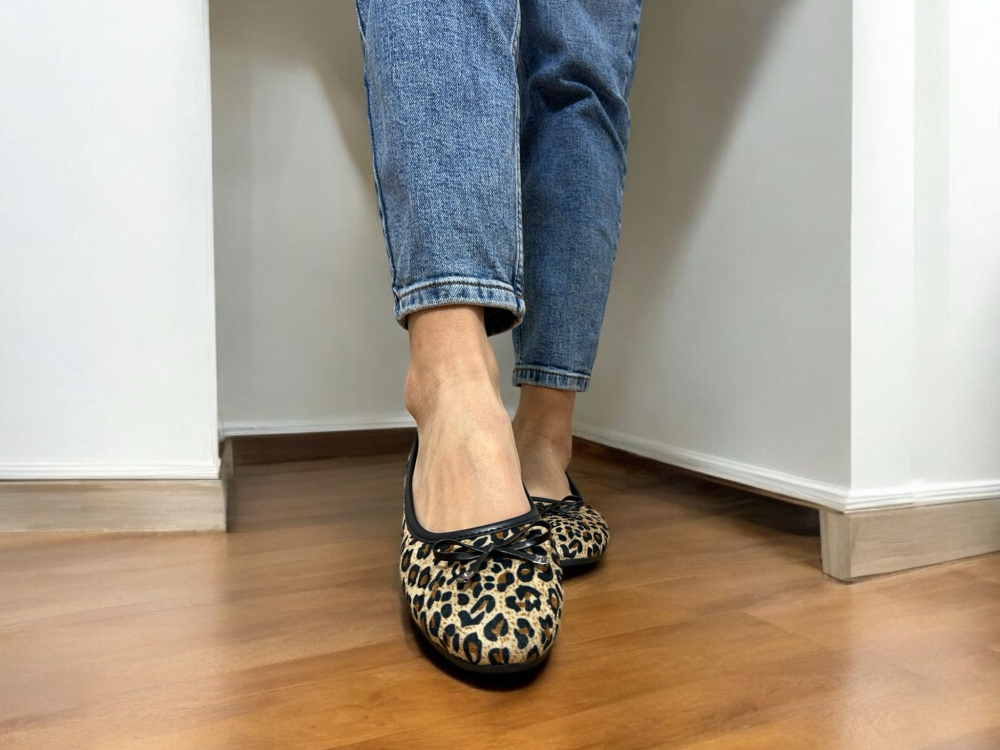 Ženska baletanka leopard