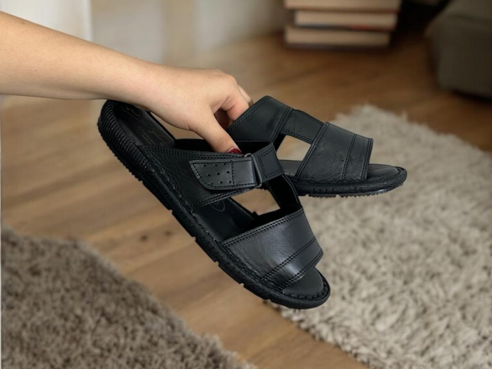 muške papuče crne